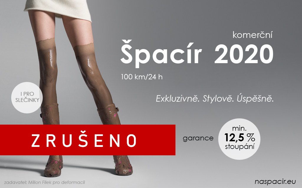 Špacír 2020 zrušen | 100 km / 24 h