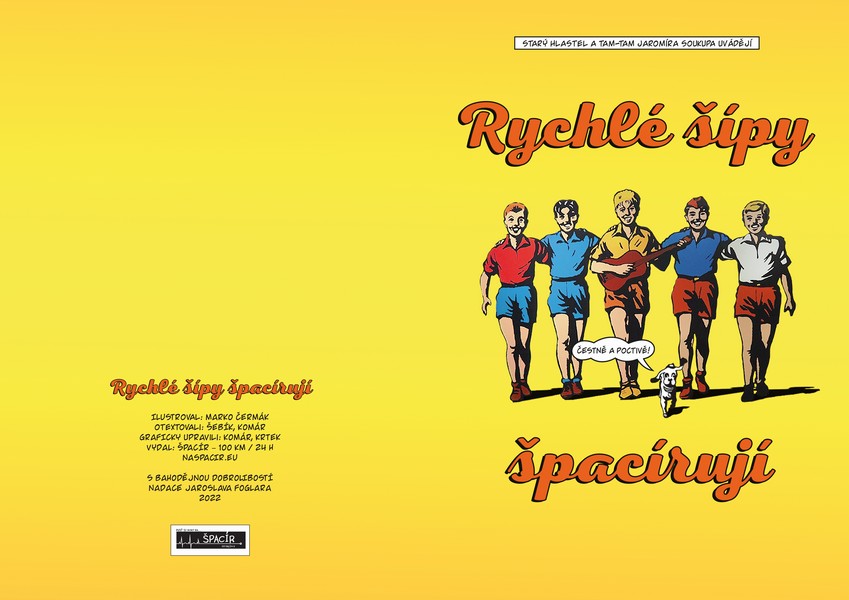 Rychlé šípy špacírují – obálka | ŠPACÍR – 100 km / 24 h