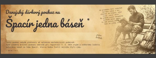 Danajský dárkový poukaz 2025 | ŠPACÍR – 100 km / 24 h